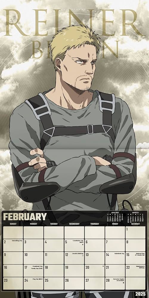 Amazon.co.jp: 2025 進撃の巨人 壁掛けカレンダー : Trends